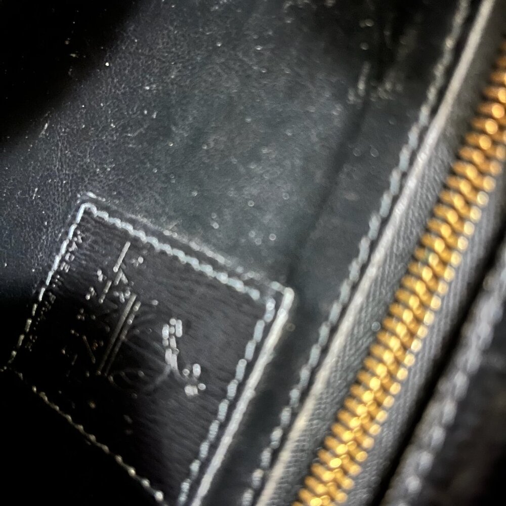 Vintage Lanvin Shoulder Bag - black leather - Picture 9 of 12